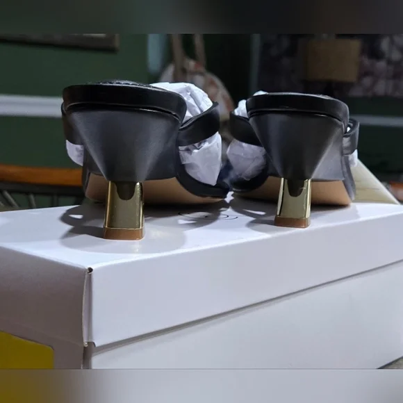 The Drop Women's Dakota Thong Scupted Heel Sandal #912, 913, 914 - Picture 3 of 14